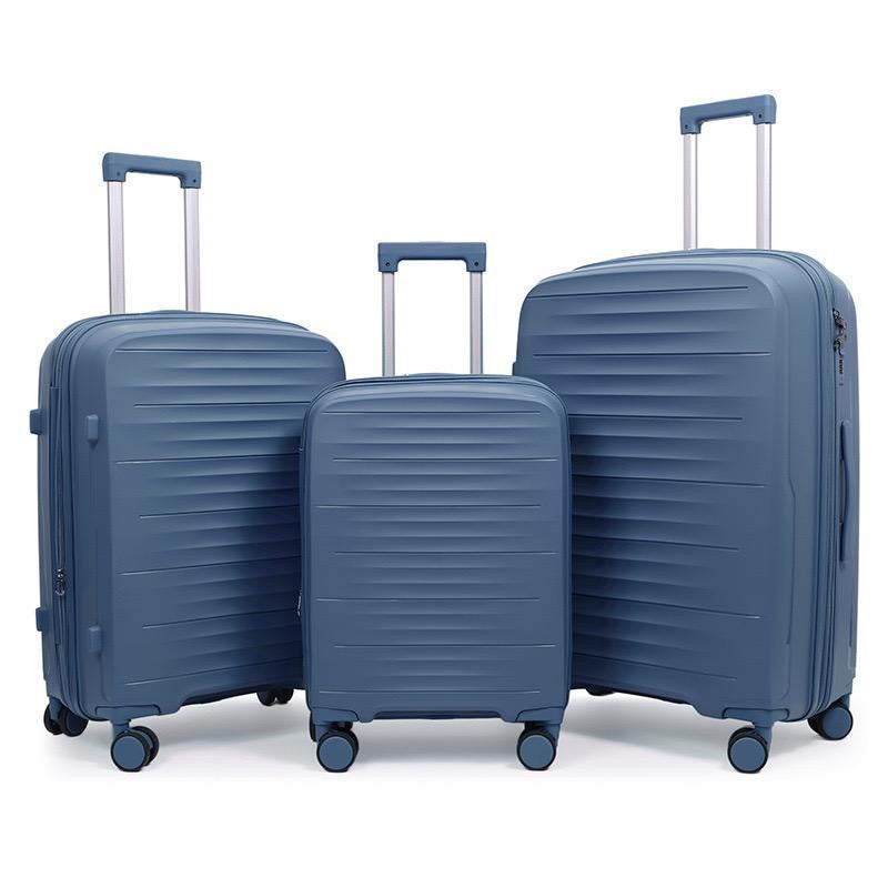 UrbanEdge Hard Shell Luggage Set-Blue