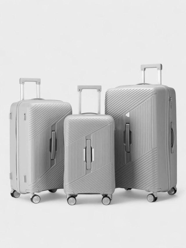 UrbanGlide Travel Trolley Set - Pearl Silver