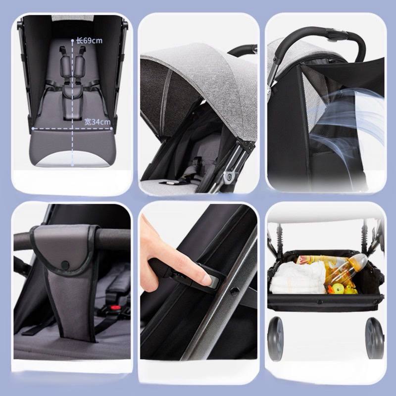 Black Classic Ultra Carry Stroller