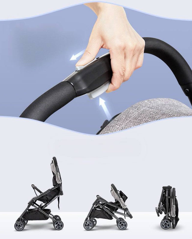 Black Classic Ultra Carry Stroller