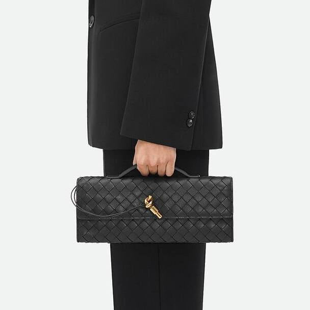 Black DASHING SLEEK HANDBAG