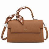 Élodie Scarf-Wrapped Top Handle Bag