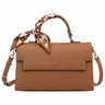 Élodie Scarf-Wrapped Top Handle Bag