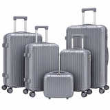 Gray Milano 5-Piece Luggage Set