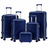 Blue Milano 5-Piece Luggage Set