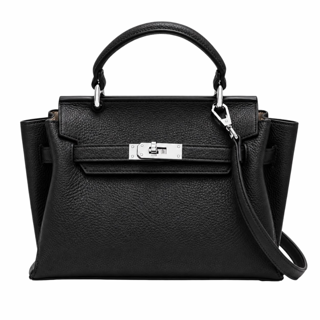 Large Élise Signature Top Handle Bag