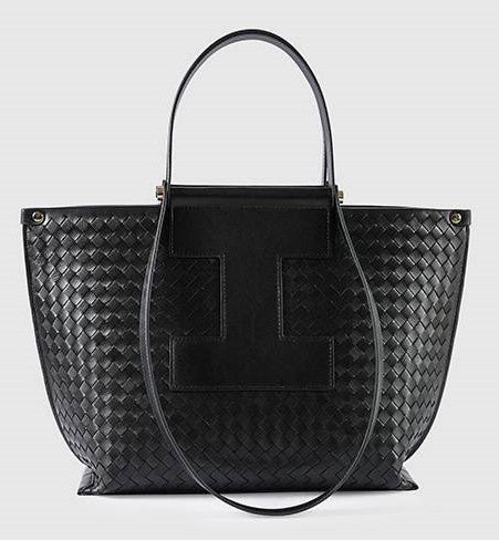 Elegant Woven Signature Handbag