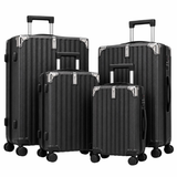 Black Milano Luggage Set