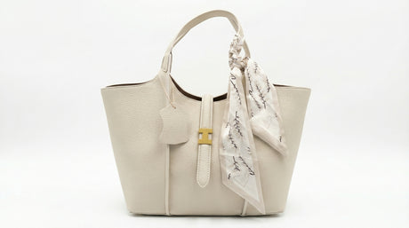 Camille Wide Strap Tote – Scarf Edition