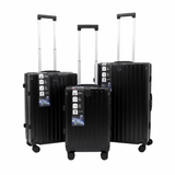 Aero PP 3-Piece Luggage Set – Black