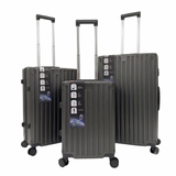 Aero PP 3-Piece Luggage Set – Dark Gray