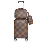 Cabin 2 pcs Checker Monogram-Brown