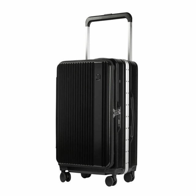 Black AeroPort 3-Piece Front Access Luggage Set
