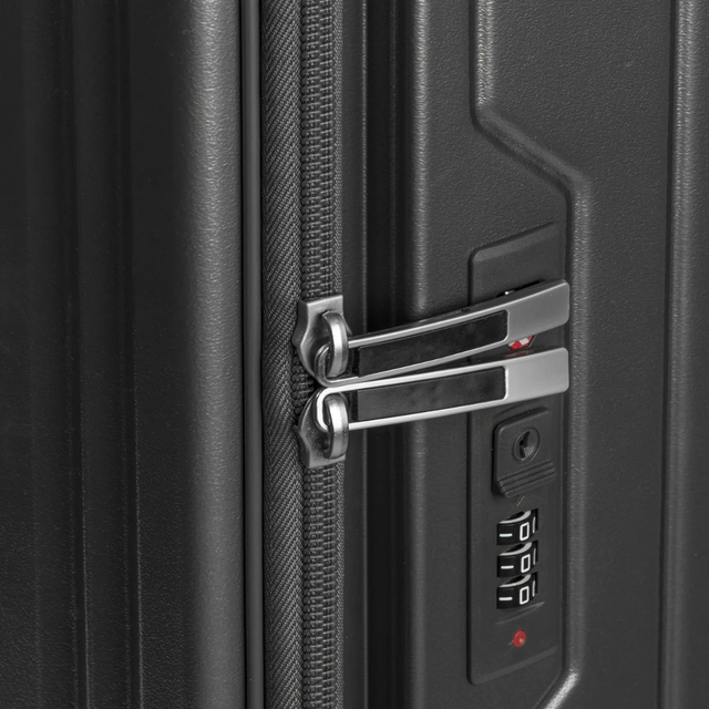 Gray AeroPort 3-Piece Front Access Luggage Set