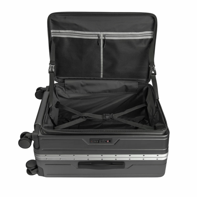 Gray AeroPort 3-Piece Front Access Luggage Set