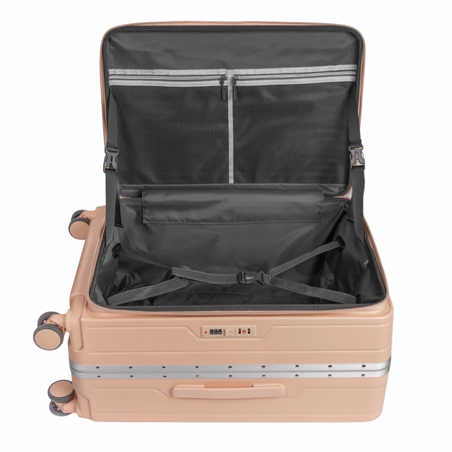 Pink AeroPort 3-Piece Front Access Luggage Set