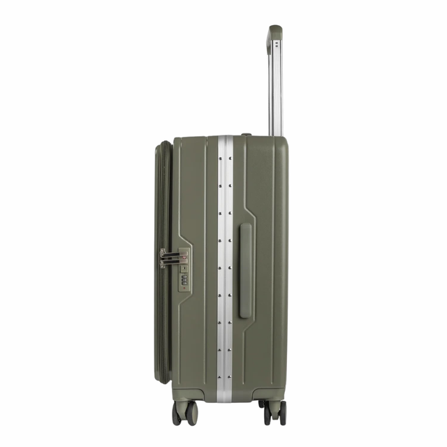 Green AeroPort 3-Piece Front Access Luggage Set
