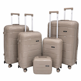 Khaki Jetsetter 5-Piece Luggage Set