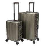 Green Titan 2-Piece Luggage Combo