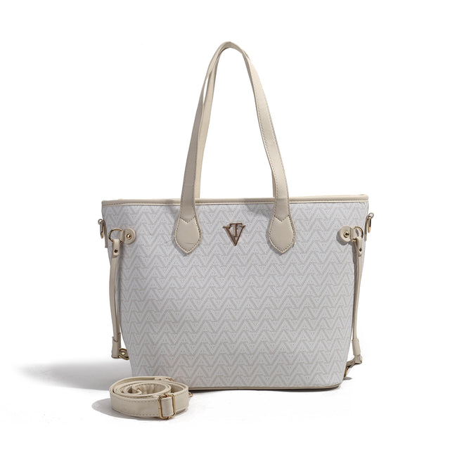 AT Print Structured Tote Bag