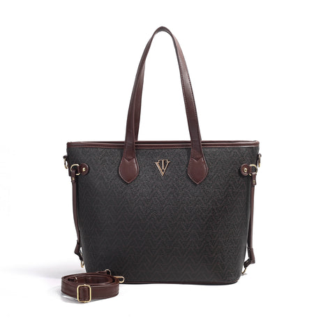 AT Print Structured Tote Bag