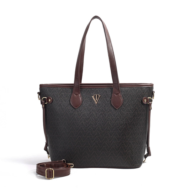 AT Print Structured Tote Bag