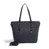 Monogram Large Structured Tote Shoulder Bag