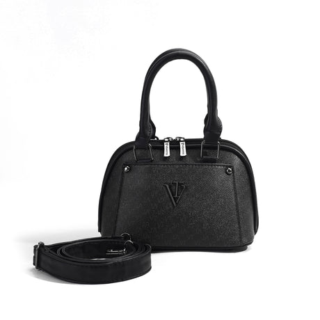 Structured Dome Top Handle Crossbody Handbag