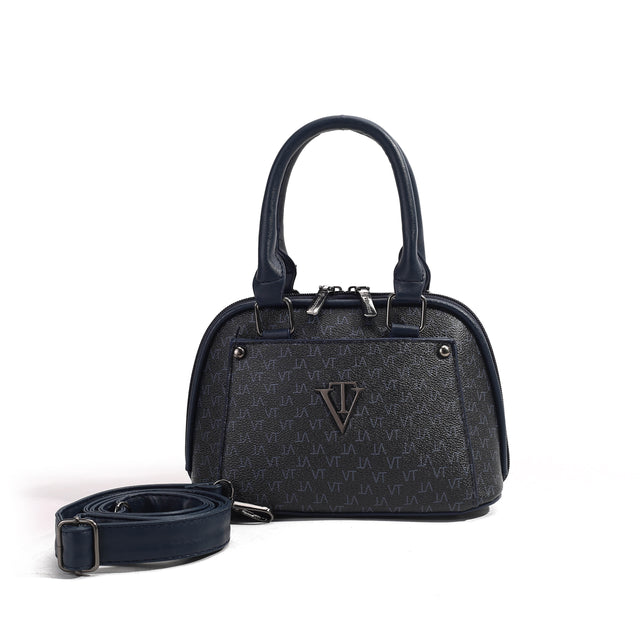 Structured Dome Top Handle Crossbody Handbag