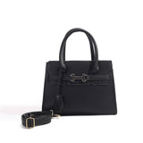 Structured Top Handle Satchel Shoulder Bag