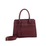 Structured Top Handle Satchel Shoulder Bag