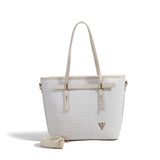 Printed Structured Tote Handbag