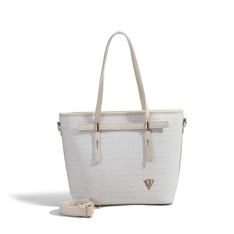 Printed Structured Tote Handbag