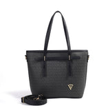 Printed Structured Tote Handbag