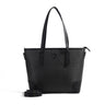 Large Two-Tone Monogram Tote Shoulder Bag