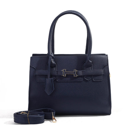 Elite Structured Top-Handle Handbag