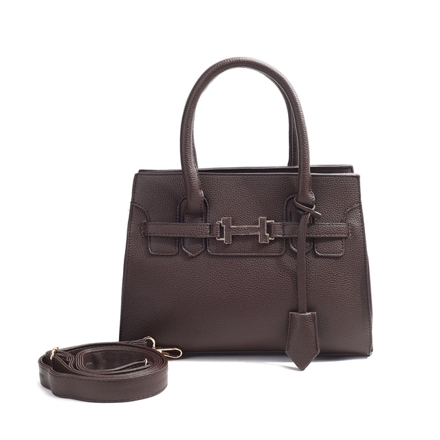 Signature Lock Satchel