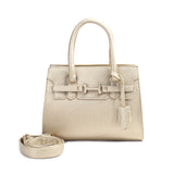 Signature Lock Satchel