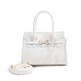 Signature Lock Satchel