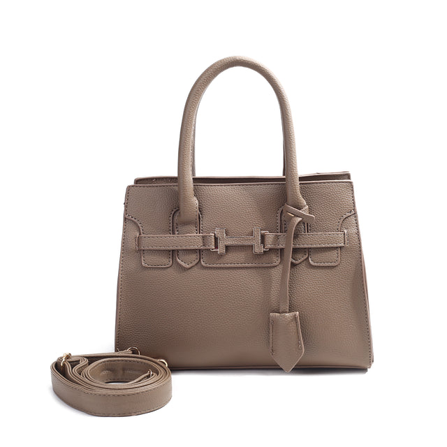 Signature Lock Satchel