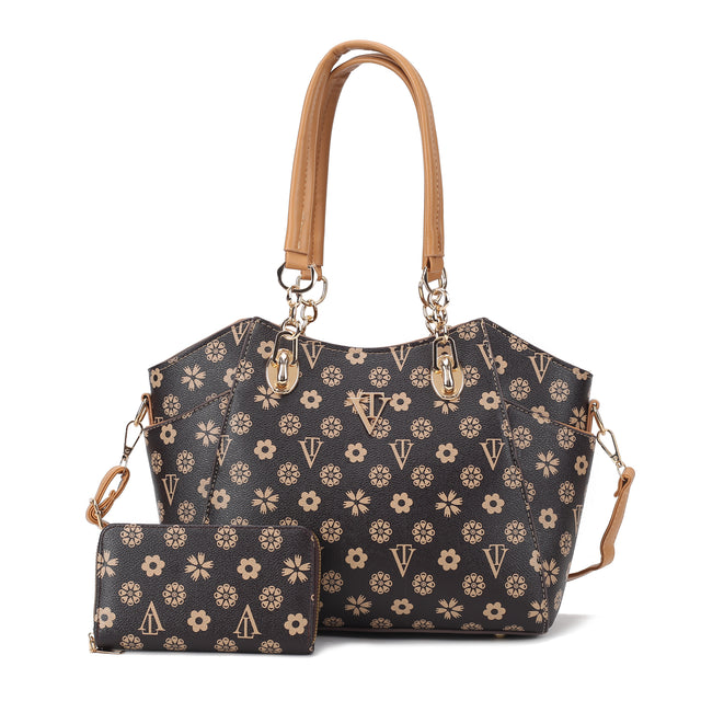 Feb Monogram Handbag With Wallet