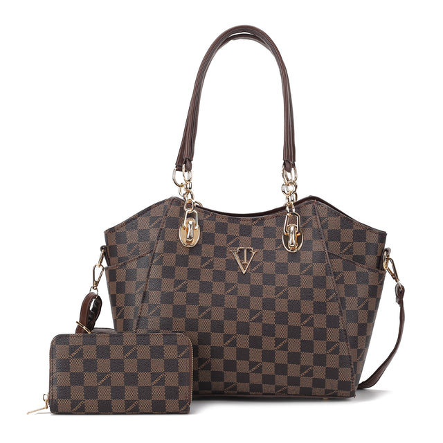 Feb Monogram Handbag With Wallet