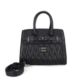 Quilted Structured Tote Handbag