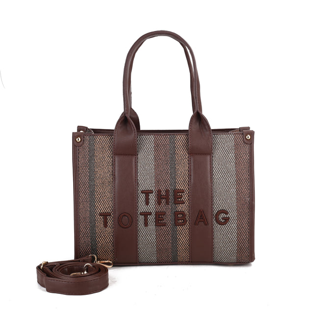 Striped Tote Bag