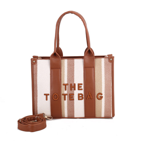 Striped Tote Bag