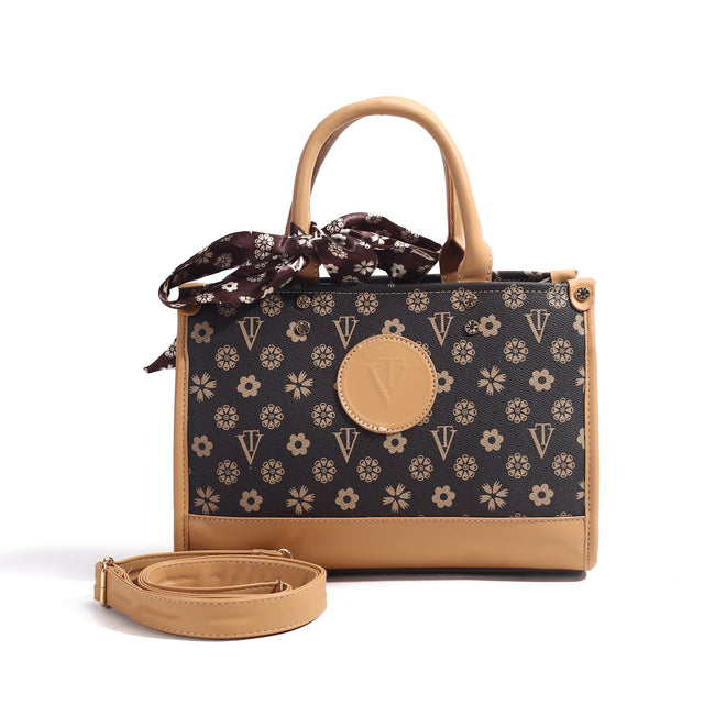 Bella Scarf Accent Handbag