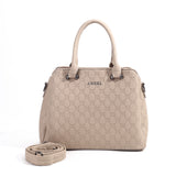 Tri AG embossed handbag