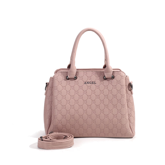 Tri AG embossed handbag