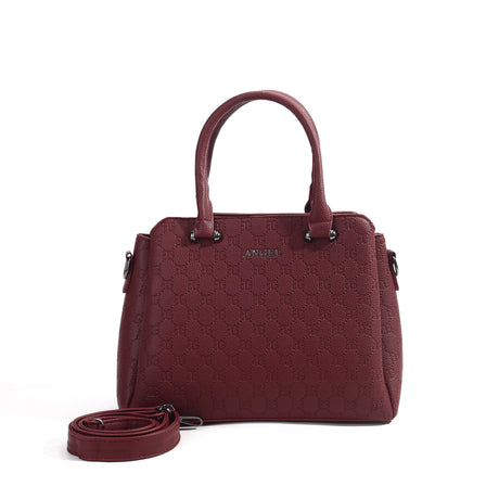 Tri AG embossed handbag