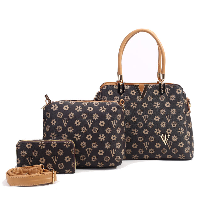 Signature V Cut monogoram 3pcs set